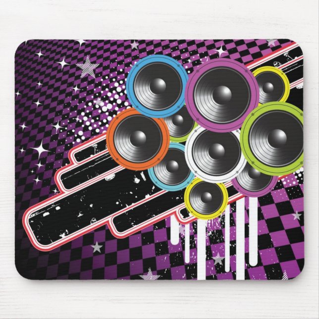 Schmutzhintergrund Mousepad (Vorne)