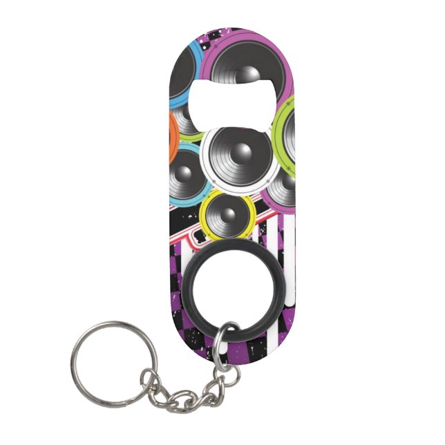 Schmutzhintergrund Schlüsselanhänger Flaschenöffner (Vorderseite)