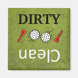 Schmutzig-Saubere Golf Spülmaschinen-Magneten Magnet