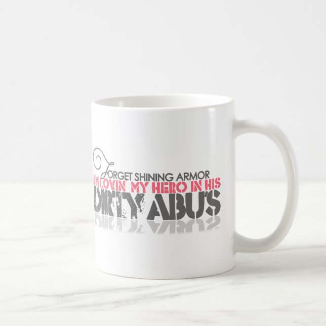 Schmutzige ABU Kaffeetasse (Rechts)