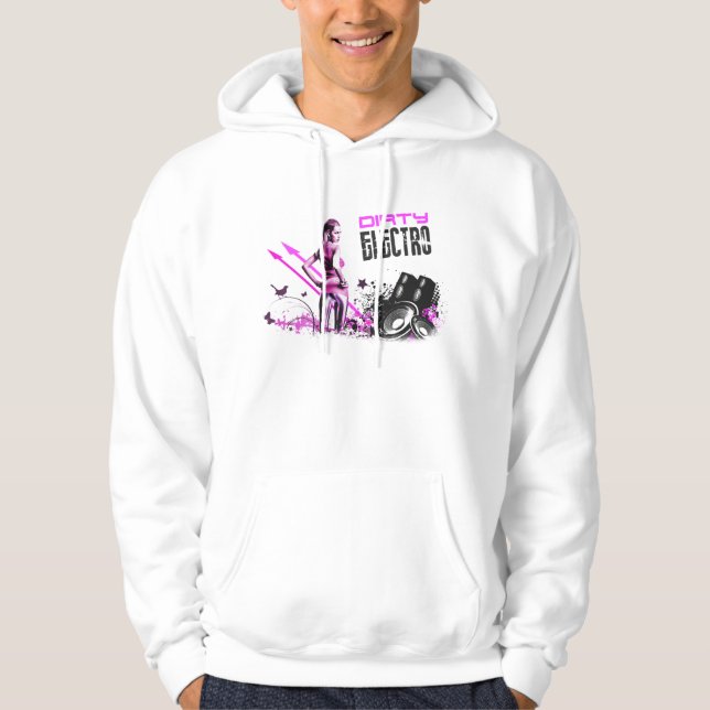 Schmutzige Electro Hoodie (Vorderseite)
