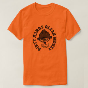 Schmutzige Hände reinigen Geld T-Shirt