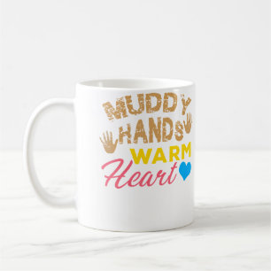 Schmutzige Hände, Warmes Herz Töpferliebhaber Kaffeetasse