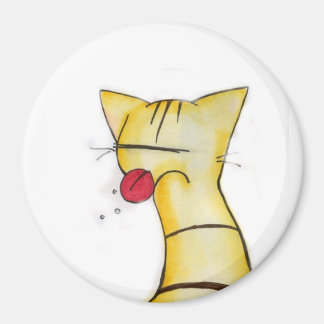 schmutzige Katze Magnet