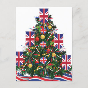 Schmutzige Pullover für Ihre gesamte britische Fam Feiertagspostkarte