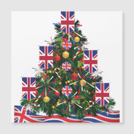 Schmutzige Pullover für Ihre gesamte britische Fam Magnetkarte