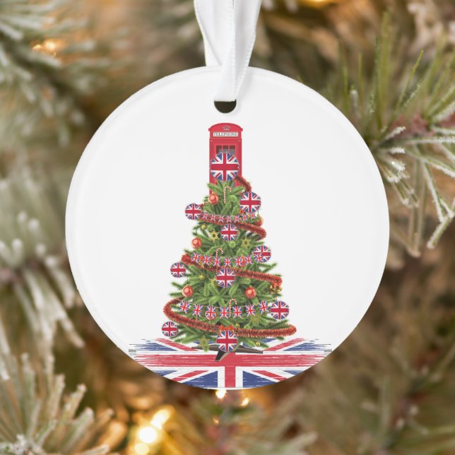 Schmutzige Pullover für Ihre gesamte britische Fam Ornament (Baum)