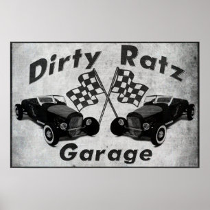 Schmutzige Ratz Garage Poster