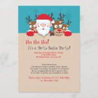 Schmutzige Sankt-Party Einladung