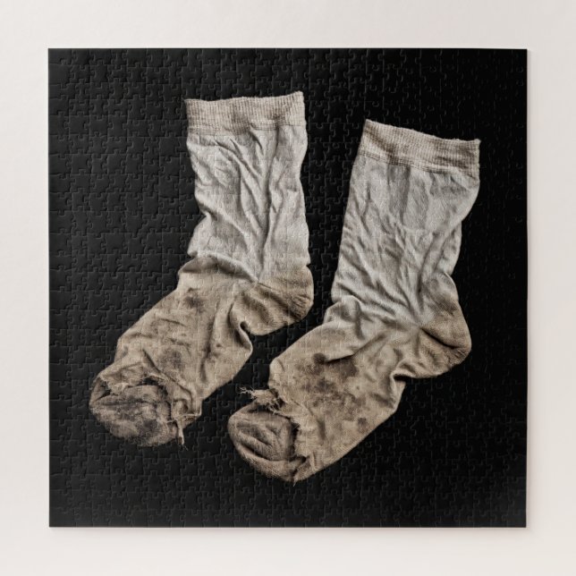 Schmutzige-Socken-Kollektion Puzzle (Vertikal)