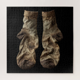 Schmutzige Socken Sammlung Puzzle
