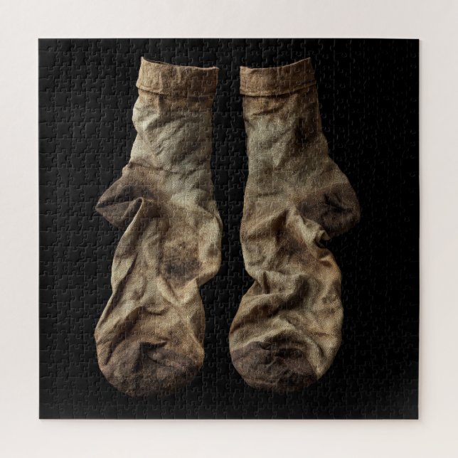 Schmutzige Socken Sammlung Puzzle (Vertikal)