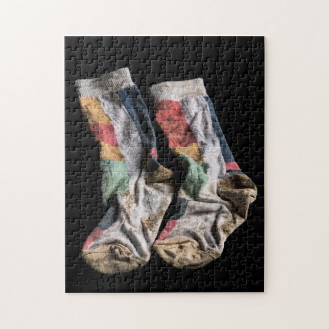 Schmutzige Socken Sammlung Puzzle (Vertikal)