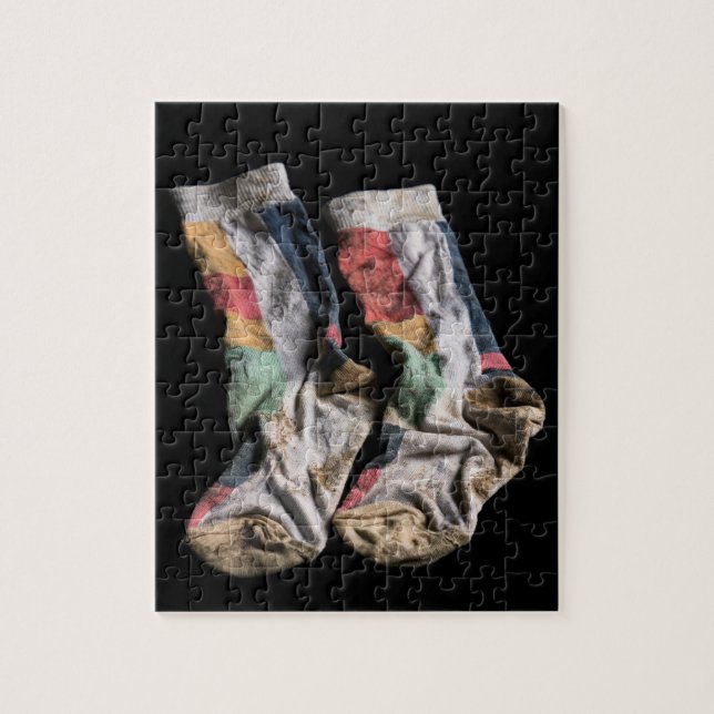 Schmutzige Socken Sammlung Puzzle (Vertikal)