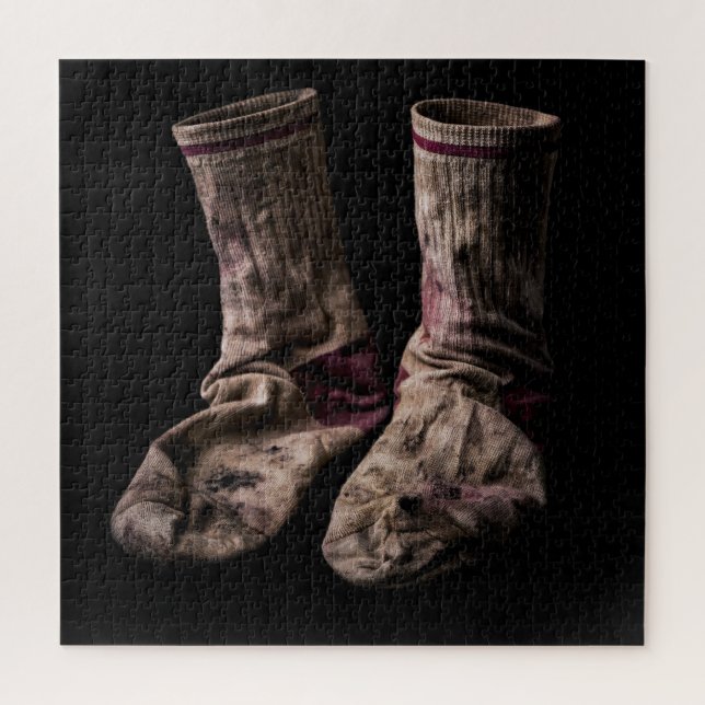 Schmutzige Socken Sammlung Puzzle (Vertikal)