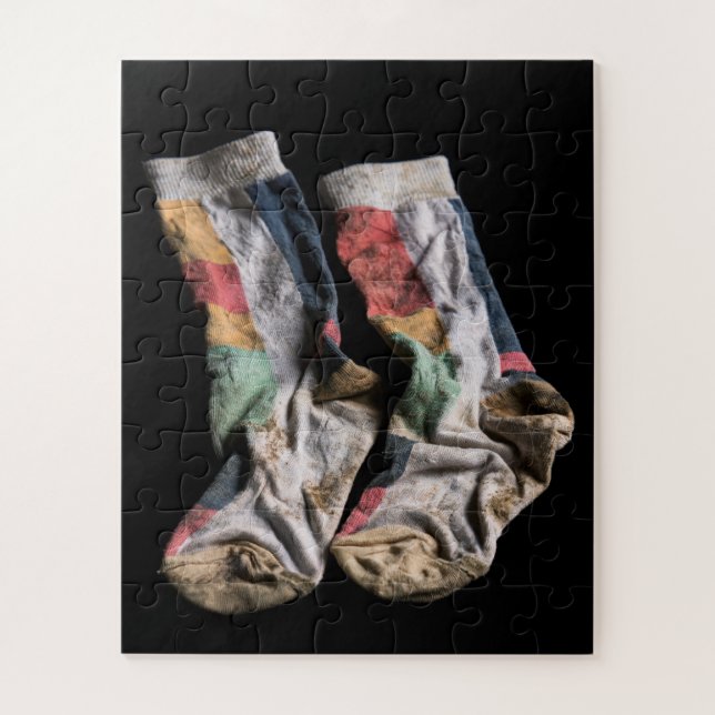 Schmutzige Socken Sammlung Puzzle (Vertikal)