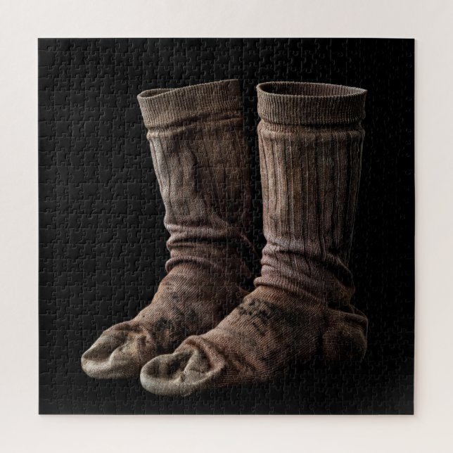 Schmutzige Socken Sammlung Puzzle (Vertikal)
