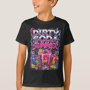 Schmutzige Soda Sommer Retro Y2K Bootleg Ästhetik T-Shirt