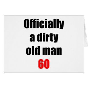 Schmutziger alter Mann 60