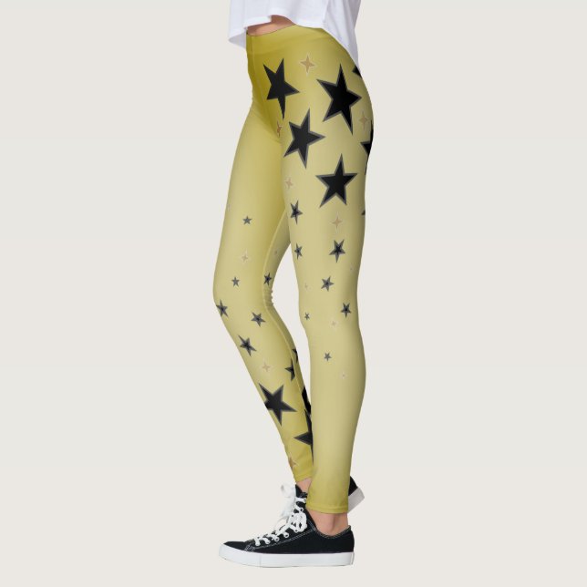 schmutziger blonder Superstar Leggings (Links)