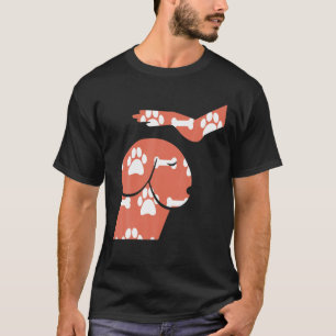 Schmutziger Geist Hund ein lustiger Hund erwachsen T-Shirt