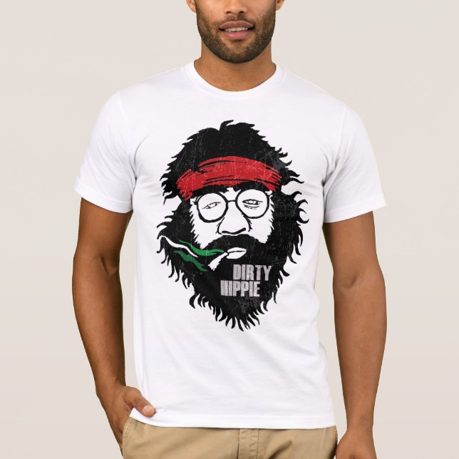 Schmutziger Hippie T-Shirt (Vorderseite)