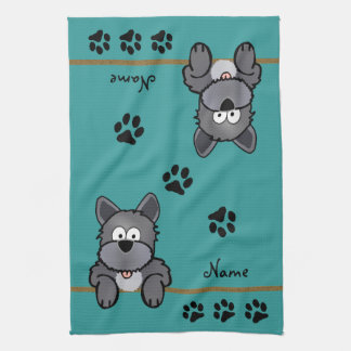 Schmutziger Hund Handtuch