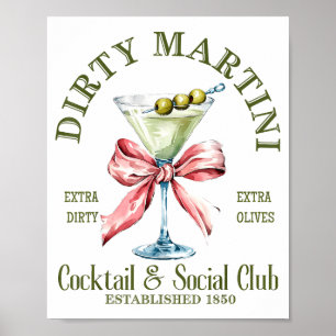 Schmutziger Junggesellinnenabschied Martini Tail C Poster
