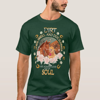 Schmutziger Rossgeruch und Hundeliebhaber T-Shirt