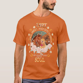 Schmutziger Rossgeruch und Hundeliebhaber T-Shirt