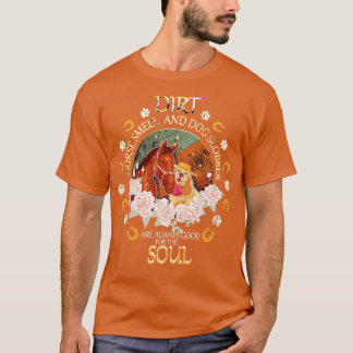 Schmutziger Rossgeruch und Hundeliebhaber T-Shirt
