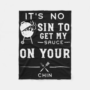 Schmutziger Spaß Es ist kein Sin, meine Sauce auf Fleecedecke