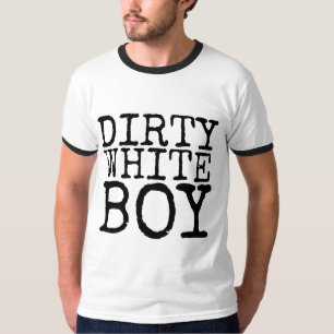 SCHMUTZIGER WEISER JUNGE VINTAGE-HERREN-T-SHIRTS T-Shirt