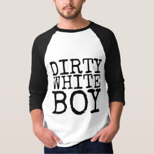 SCHMUTZIGER WEISER JUNGE VINTAGE-HERREN-T-SHIRTS T-Shirt
