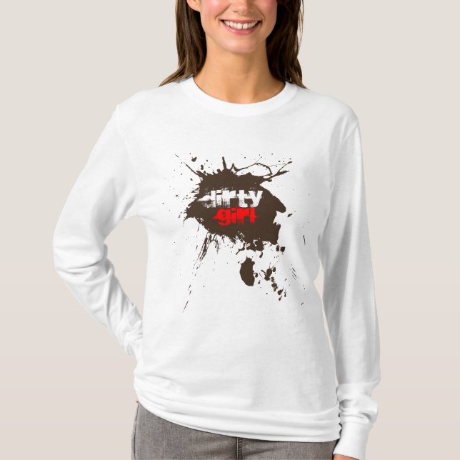 Schmutziges Mädchen extremes Mudder T-Shirt (Vorderseite)