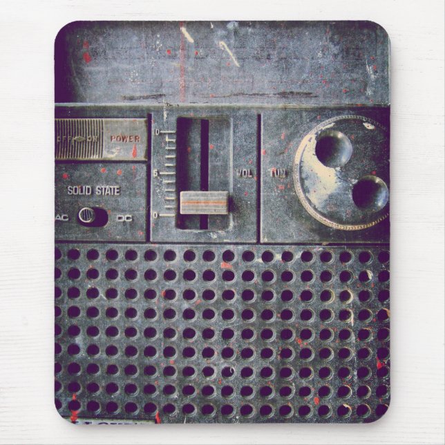 Schmutziges Radio Mousepad (Vorne)