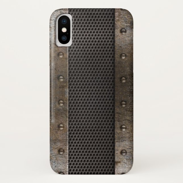 Schmutzmetallhintergrund Case-Mate iPhone Hülle (Rückseite)