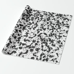 Schmutztextur oder Abstrakter Spatter Geschenkpapier