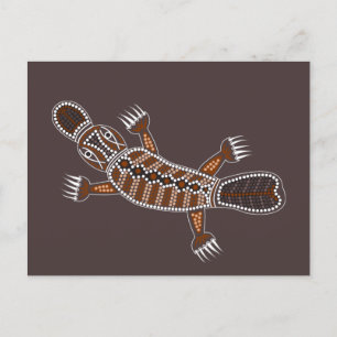 Schnabeltier oder Platypus Postkarte