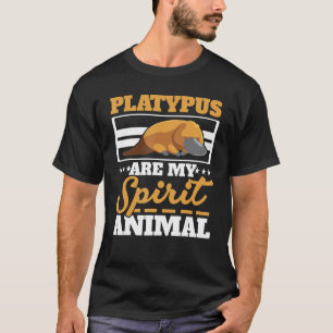 Schnabeltier Sind Mein Krafttier Säugetier 1 T-Shirt