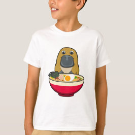 Schnabeltier und Ramen T-Shirt