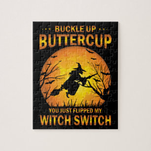 Schnall An Butterblume Hexen Schalter Halloween Puzzle