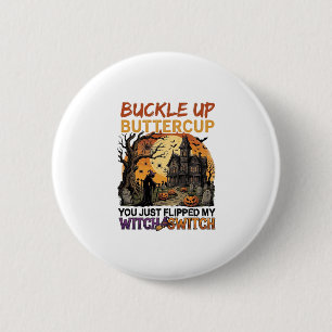 Schnall An Butterblume Hexen Schalter Halloween Ve Button