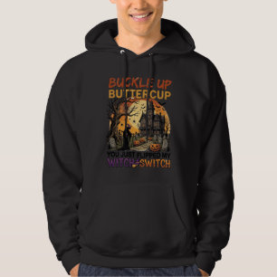 Schnall An Butterblume Hexen Schalter Halloween Ve Hoodie