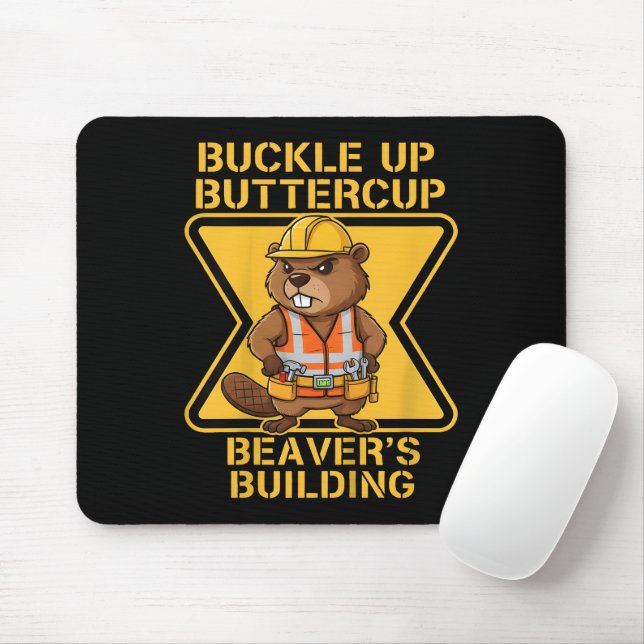 Schnall An Buttercup Biber Arbeitsplatzsicherheits Mousepad (Mit Mouse)