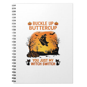 Schnall Dich An Schmetterling Halloween Geist Hexe Notizblock