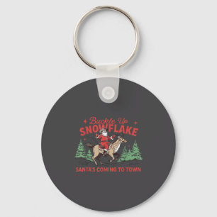 Schnall dich an, Schneeflocke, der Weihnachtsmann Schlüsselanhänger