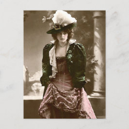 Schnallen Federn und mehr Postkarte