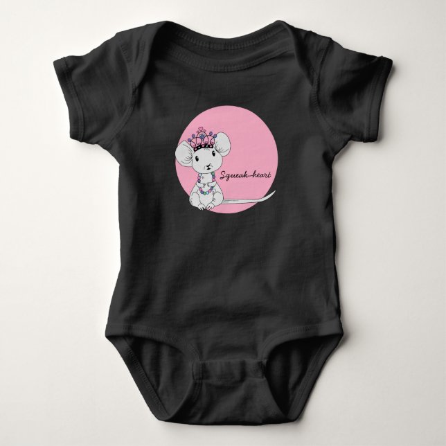 Schnallen Sie die Maus Baby Strampler (Vorderseite)