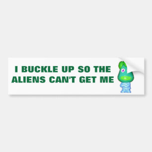 Schnallen Sie sich auf, verprügeln Sie nicht! Autoaufkleber